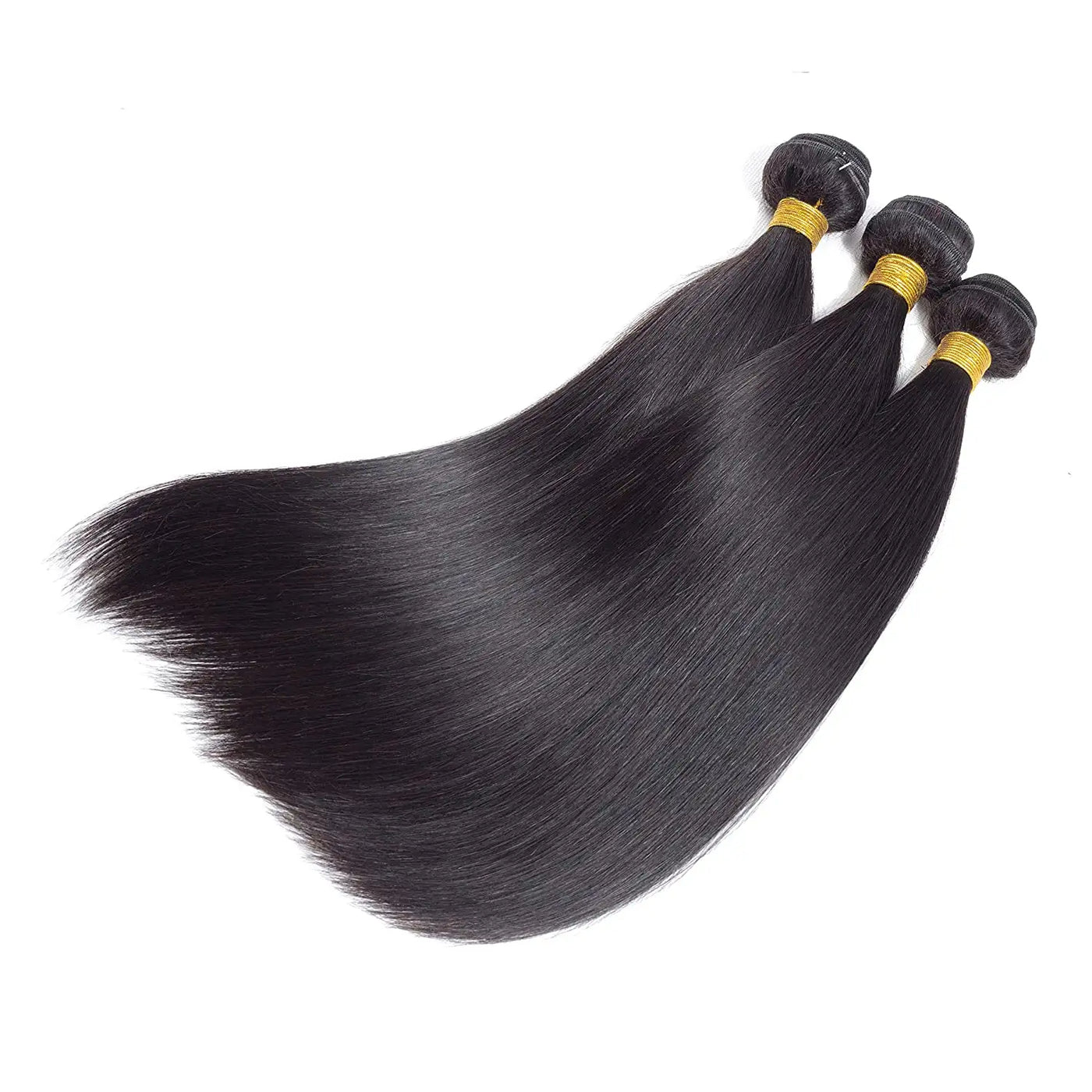 REBASAR Straight Remy Hair Bundles 3pcs/pack 100% Brazillian Human Hair Quick Weft Weaves