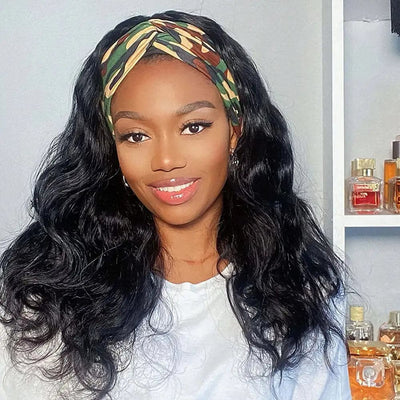 TNICE Body Wave Headband Wig Brazillian Human Hair Made Hair Wig With Bands